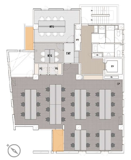 【敷金0・原状回復不要】恵比寿駅徒歩6分！会議室2室・バルコニー付きの新装フルセットアップオフィスの写真3