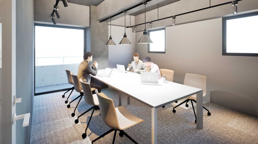 【敷金0・原状回復不要】恵比寿駅徒歩6分！広々とした専用バルコニー付きのフルセットアップオフィスの写真2