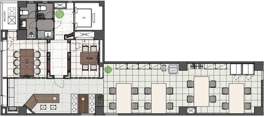 【敷金0・原状回復不要】東京駅徒歩5分！上質な内装に家具・什器まで備えたフルセットアップオフィスの写真7