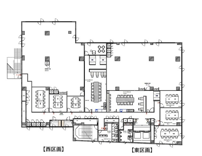 【仲介手数料不要】飯田橋駅徒歩7分、ホテルライクなラウンジ付きセットアップオフィスの写真11