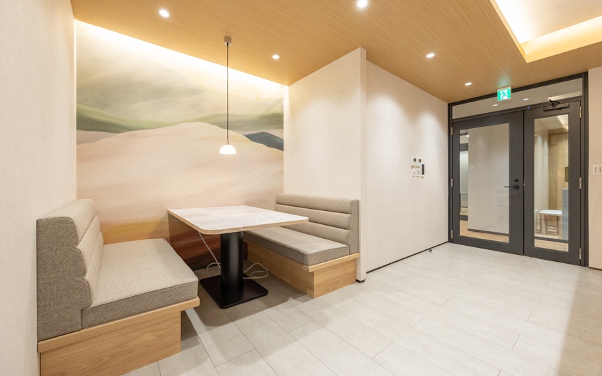 【仲介手数料不要】飯田橋駅徒歩7分、ホテルライクなラウンジ付きセットアップオフィスの写真3