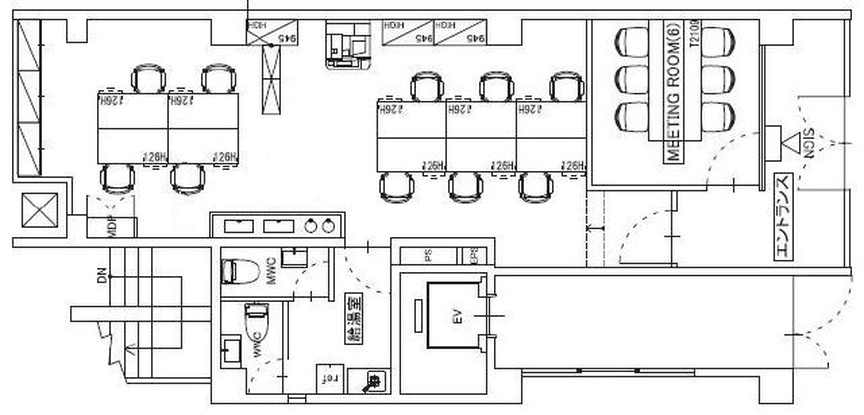 御成門駅徒歩4分！路面1階区画で視認性抜群の、小規模チーム向けセットアップオフィスの写真11