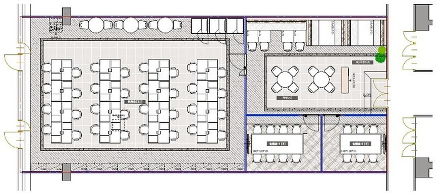 【敷金0・原状回復不要】心斎橋駅徒歩3分！希少な大阪エリアの好立地フルセットアップオフィスの写真6