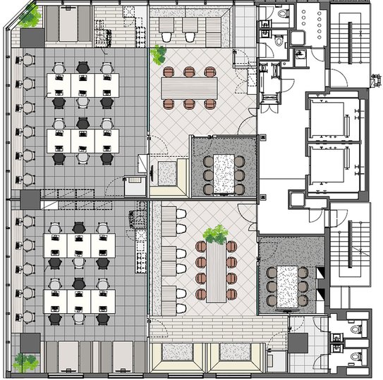 【即日入居可】八丁堀駅徒歩5分｜屋上テラスを備えた、東京駅徒歩圏内のフルセットアップオフィスの写真11