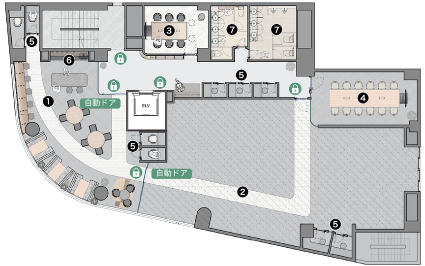 【敷金0・原状回復不要】新宿四谷エリア・複数路線利用可のハイエンド大型セットアップオフィスの写真11