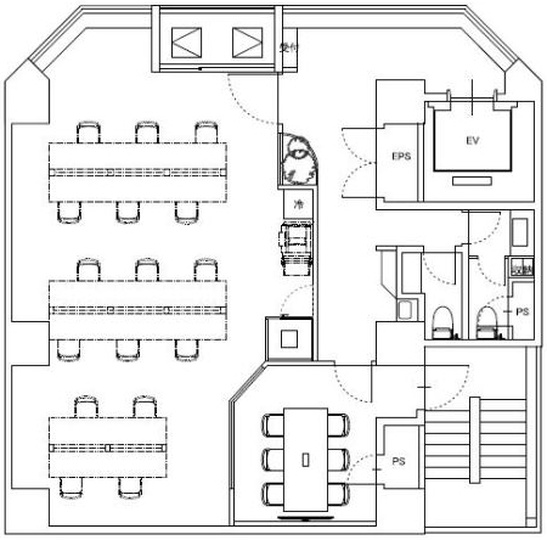 溜池山王駅徒歩1分！スタイリッシュで洗練された内装デザインが魅力のセットアップオフィスの写真5