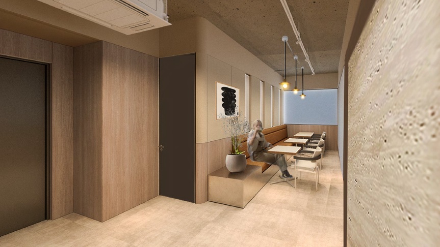 赤羽橋駅徒歩5分｜桜田通り沿いの角ビル、会議室2室・テレカンブース完備のセットアップオフィスの写真3