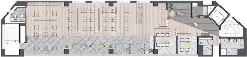 永田町駅徒歩2分！ルーフガーデンも利用可、会議室2室・テレカンブース1室完備のセットアップオフィスの写真8