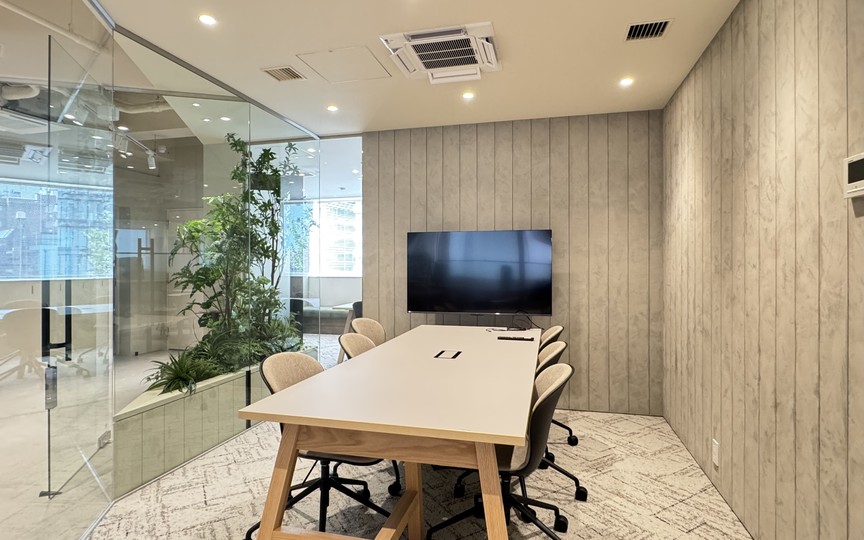 新富町駅徒歩1分！会議室3室・テレカンブース8室、用途の柔軟な個室付きのフルセットアップオフィスの写真7