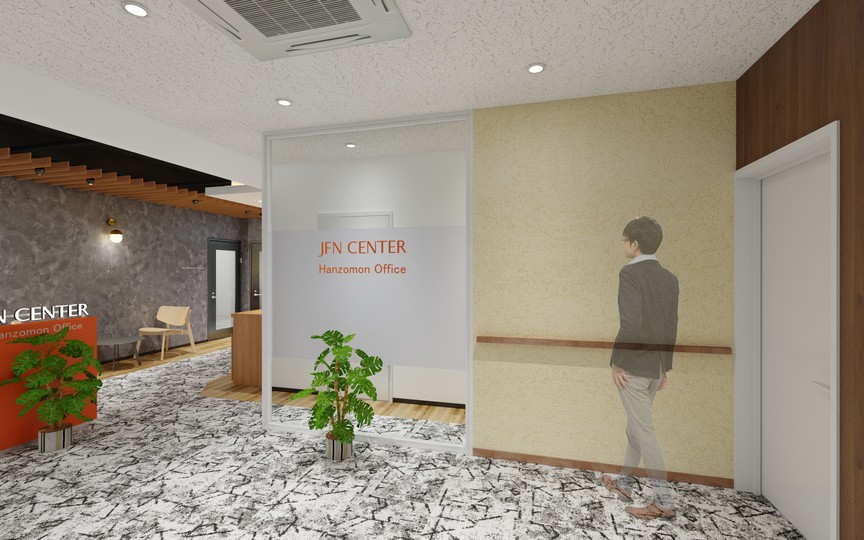 半蔵門駅まで徒歩1分！入居者専用共用ラウンジが魅力の、会議室付きセットアップオフィスの写真1