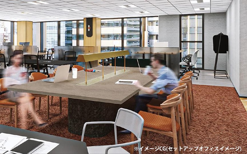 人形町駅まで徒歩1分！屋上テラス・共用ラウンジ付き、約110坪の大型ハーフセットアップオフィスの写真3
