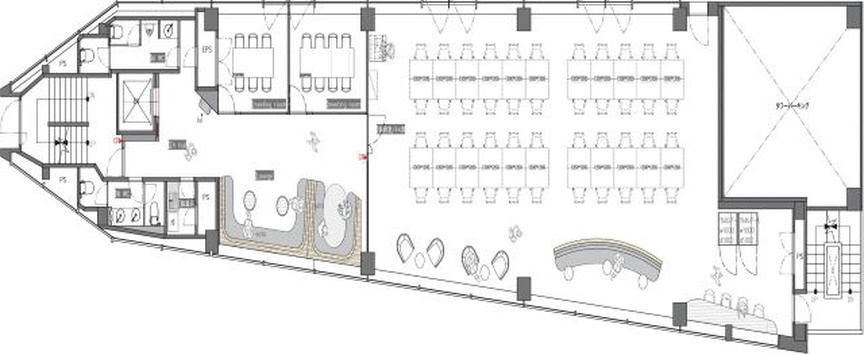茅場町駅まで徒歩4分！落ち着いた周辺環境とデザイン性の高いラウンジが魅力のフルセットアップオフィスの写真10