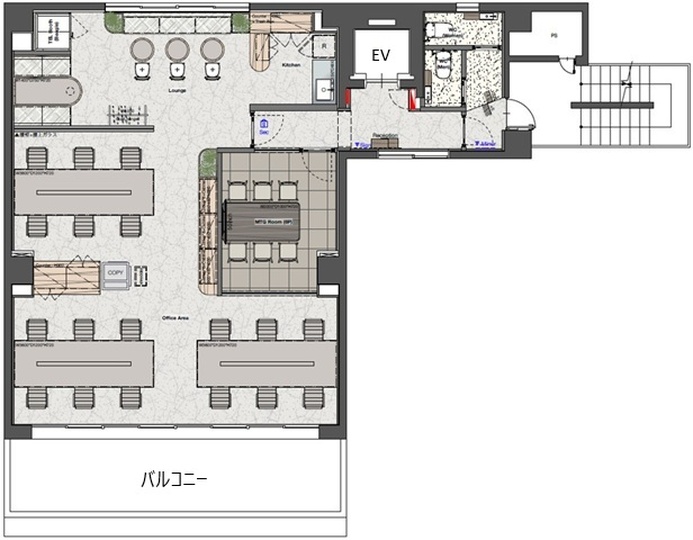 【敷金0・原状回復不要】大手町駅まで徒歩5分！家具什器・Wi-Fi付きのフルセットアップオフィスの写真1