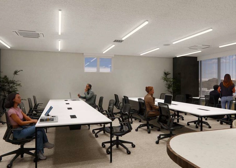 三田駅徒歩2分！中央部にラウンジを備えた、自然とコミュニケーションの生まれるフルセットアップオフィスの写真2