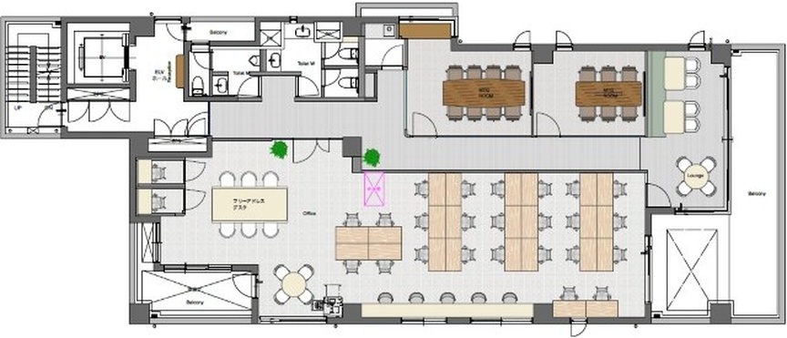 【敷金最大0】中目黒駅徒歩3分！会議室・テレカンブース各2室付きのフルセットアップオフィスの写真4